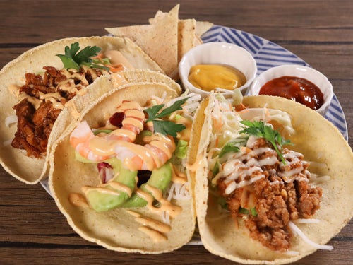 簡単乗せて包むだけ♪コーントルティーヤタコス